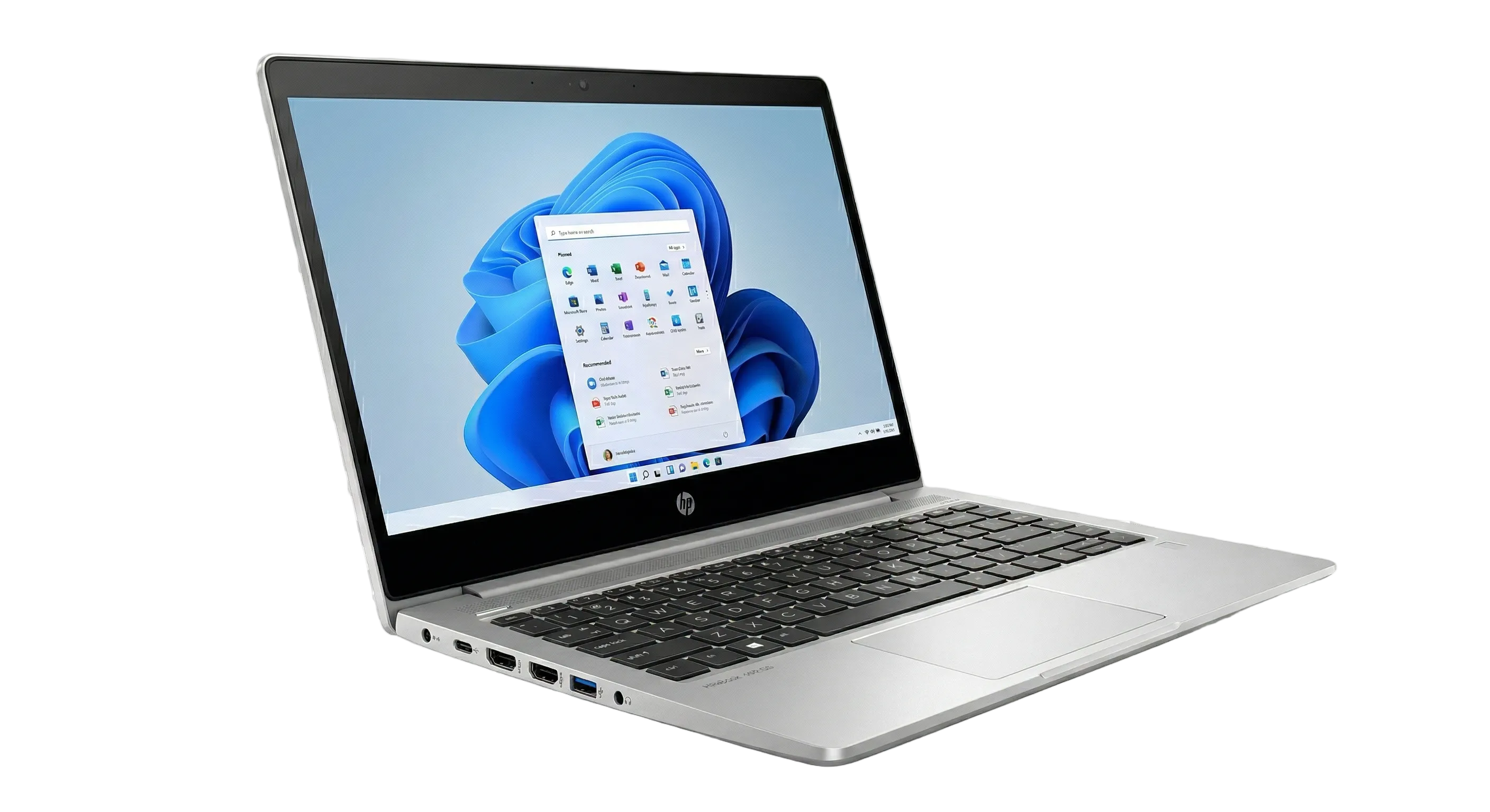 Laptop with a transparent background