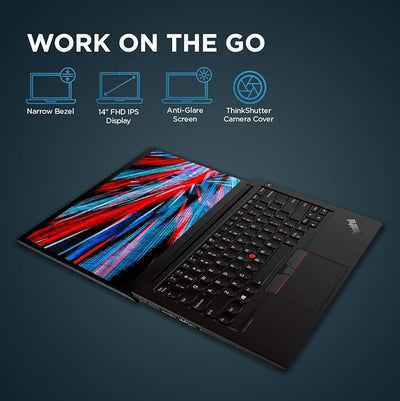 Lenovo Laptop ThinkPad E14 Gen 1 Core I5 - 10th Gen · Win 11 Pro · 8GB RAM · Refurbished